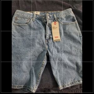 Levis Men 505 Regular Fit 34 Shorts Medium Blue levi's. New